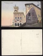 Delcampe - REPUBBLICA DI S.MARINO - INIZI 900 - IL PALAZZO PUBBLICO. ANIMATA! - San Marino