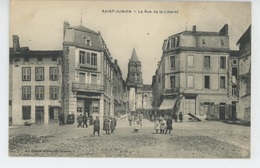 Delcampe - SAINT JUNIEN - La Rue De La Liberté - Saint Junien