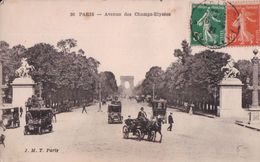 Delcampe - Paris (75) Avenue Des Champs Elysées  CPA 1921 - Champs-Elysées