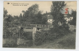 Delcampe - SAINT JUNIEN (environs) - Passerelle Sur La Glane - Saint Junien