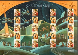 GREAT BRITAIN 2013 LS88 Christmas "Smilers" Sheet UM/MNH - Francobolli Personalizzati