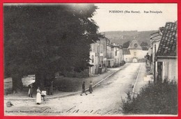 -- POISSONS (Haute Marne) - RUE PRINCIPALE -- - Poissons