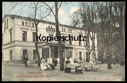 ALTE POSTKARTE EBERSWALDE SCHÜTZENHAUS BESITZER OTTO BACH DAMEN MIT HUT AK Ansichtskarte Cpa Postcard - Eberswalde