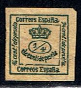 (5E 756) ESPAÑA  //  EDIFIL 173a  (Y&T  172)   1/4 // 1876 - Used Stamps