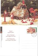 Norway 2001 Card With Imprinted Stamp And Greetings For Christmas 2001  Used - Briefe U. Dokumente