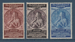 Egypt - 1937 - ( International Treaty Signed At Montreux ) - Complete Set - MNH** - Unused Stamps