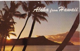Hawaii Sun Rising Over Diamond Head 1975 - Oahu