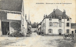 Auxonne (Côte-d'Or) - Entrée Par La Route De Labergement, Café-Restaurant Picard - Edition L. Granger - Auxonne