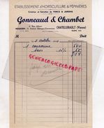 86- CHATELLERAULT- FACTURE ETS. HORTICULTURE PEPINIERES- GONNEAUD & CHAMBET- 4 RUE GILBERT- 1944 - Landbouw