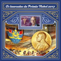 GUINEA BISSAU 2017 MNH** Nobel Prize Winners 2017 Nobelpreisträger 2017 S/S - OFFICIAL ISSUE - DH1749 - Nobel Prize Laureates