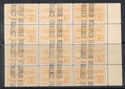 ALGERIE COLIS POSTAL N°11 N**  En Bloc De 12 Timbres - Parcel Post