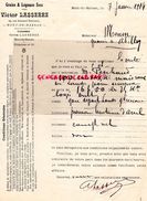 40- MONT DE MARSAN-RARE LETTRE MANUSCRITE SIGNEE- VICTOR LASSERRE-GRAINS GRAINES -AGRICULTURE HORTICULTURE-1914 - Agriculture