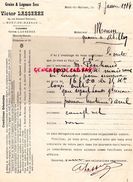 40- MONT DE MARSAN-RARE LETTRE MANUSCRITE SIGNEE- VICTOR LASSERRE-GRAINS GRAINES -AGRICULTURE HORTICULTURE-1914 - Agricoltura