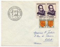 FRANCE => Enveloppe Scotem "Postes Et Télécommunications" Grenoble 21 Déc 1957 - Bolli Commemorativi