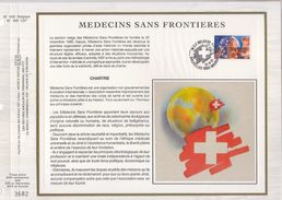 Carte Max CEF Soie 2423 Medecins Sans Frontières - 1991-2000