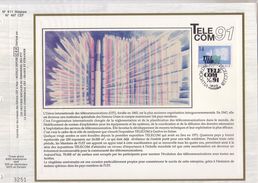 Carte Max CEF Soie 2427 Telecom - 1991-2000