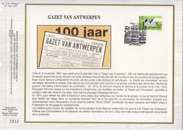 Carte Max CEF Soie 2435 Gazet Van Antwerpen - 1991-2000
