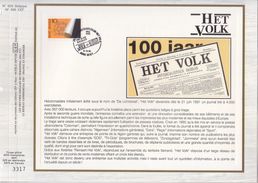 Carte Max CEF Soie 2436 Het Volk - 1991-2000