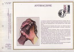 Carte Max CEF Soie 2456 Antiracisme - 1991-2000