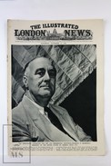 WWII The Illustrated London News, November 11, 1944 - Franklin D. Roosevelt, Battlegrounds Of Holland - Storia