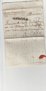 Lettre Envoyée De Clermont En 1780 à Destination Du Comte Delaistrer ? Au Château De Colombelle Près De Caen ( 14 ) Rare - 1701-1800: Précurseurs XVIII