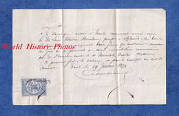 Reçu De 1893 Timbre Fiscal - Louis Théodore BOUCHON à Blénod Les Toul / Hector Nicolas MOUROT Commerce De Vins BRUXELLE - Lettres & Documents