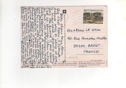 Beau Timbre  Sur Carte , Postcard Du 18/06/1986 - Storia Postale