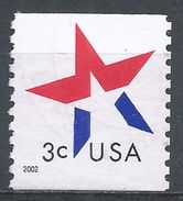 United States 2002. Scott #3615 (U) Star - Coils & Coil Singles