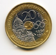 20 Francs "JEUX MEDITERRANEENS"  1994     TTB+ - 20 Francs
