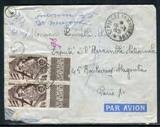 Saint Pierre Et Miquelon - Enveloppe Pour Paris En 1951 - Ref D163 - Briefe U. Dokumente