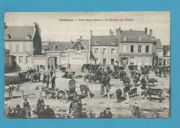 CPA Métier Maquignons Le Marché Aux Vaches Place Notre-Dame DOULLENS 80 - Doullens