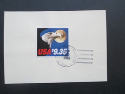 USA 1983  Michel Nr. 1648 Eilmarke Adler 9,35 Dollar. Einseitig Gezähnt! Gestempelt Capistrano CA - Lettres & Documents