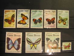 Schmetterlinge Mix Set Stamps Of Papillons Mariposas Farfalle Vlinders Small Selection Of Fine Used 133 - Butterflies
