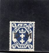 DANTZIG 1921-3 * - Dienstzegels