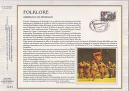 Carte Max CEF Soie 2509 Folklore - Ommegang De Bruxelles - 1991-2000