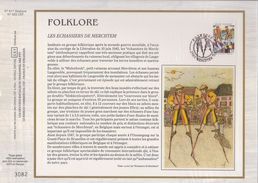 Carte Max CEF Soie 2511 Folklore - Les échassiers De Merchtem - 1991-2000