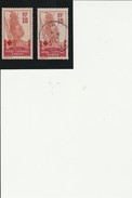 GABON - CROIX ROUGE - N° 81 NEUF X  + 1 EXEMPLAIRE OBLITERE  ANNEE 1915-17 - Unused Stamps