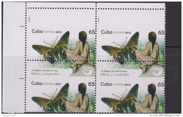 Delcampe - RO) 2012 CUBA-CARIBE, ERROR PERFORATED,AMERICA UPAEP-TATAGUA-INDIGENE,BUTTERFLY,  MITHS AND LEGENDS, MNH - Imperforates, Proofs & Errors