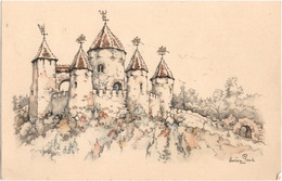 Illustratie Anton Pieck - Efteling - Kasteel Van Doornroosje - & Illustration - Kaatsheuvel