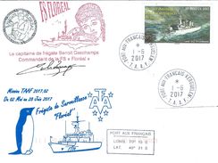 12844  FRÉGATE FLORÉAL -  KERGUELEN - Covers & Documents