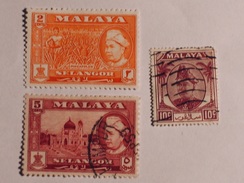 MALAISIE (Selangor)  1949-57  Lot # 21 - Selangor