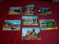 LOT DE 7 CARTES POSTALES  D'AUTRICHE  OSTERREICH  THEME LES FONTAINES    TOUS AVEC TIMBRE REF 4129 - Collections