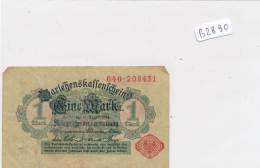 Billets -B890-Allemagne - Darlehenskassenschein 1 Mark 1914 (type, Nature, Valeur, état... Voir  Double Scans) - Bundeskassenschein