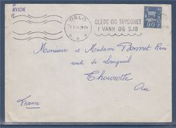 = Enveloppe Avec Flamme De Oslo (Norvège) 7.7.64 à Thourotte (Oise) - Storia Postale