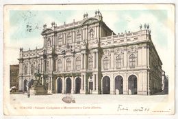 TORINO - Palazzo Carignano E Monumento A Carlo Alberto - Palazzo Carignano