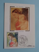 P.P. RUBENS Portrait D'A. Goubeau ( O.P.P. ) Stamp Tours à Paris 1977 - Carte Philatélique ( Voir Photo ) ! - 1970-1979