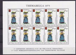 THEMABELGA 1975  Nrs.  1789 / 1794 ** MNH Reeks In Vellen Van 10 "MINDER DAN POSTPRIJS" ! Verkoop Aan 13 € ! LOT 133 - Collections