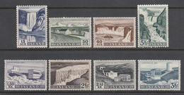 ICELAND   SCOTT NO. 289-96   MINT HINGED   YEAR  1956 - Nuevos