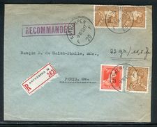 Belgique - Enveloppe En Recommandé De Anvers Pour ¨Paris En 1953 - Ref D209 - Covers & Documents