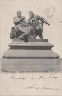 Belgique - Mons - Statue Guibal Et Devillez - Polytechnique - 1905 - Mons